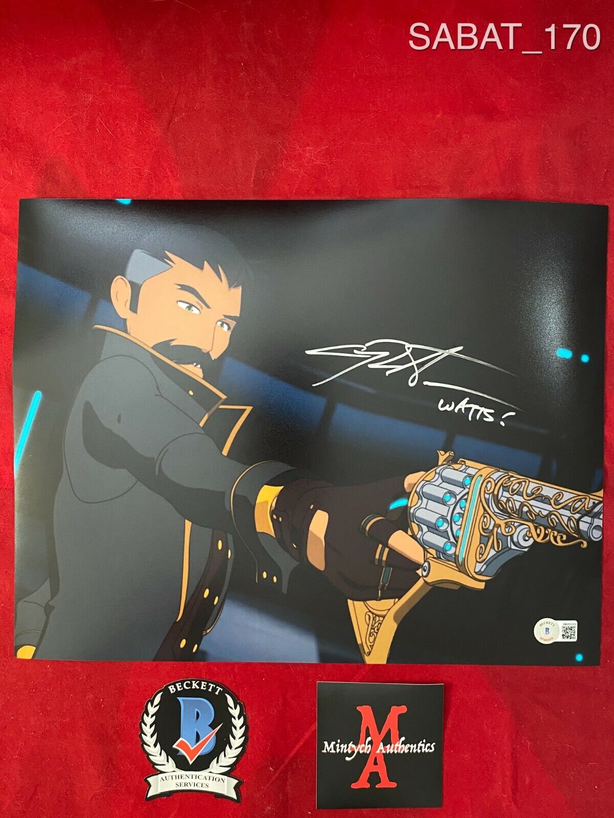 CHRISTOPHER SABAT AUTOGRAPHED SIGNED 11x14 Photo Poster painting! RWBY! ANIME! BECKETT COA!