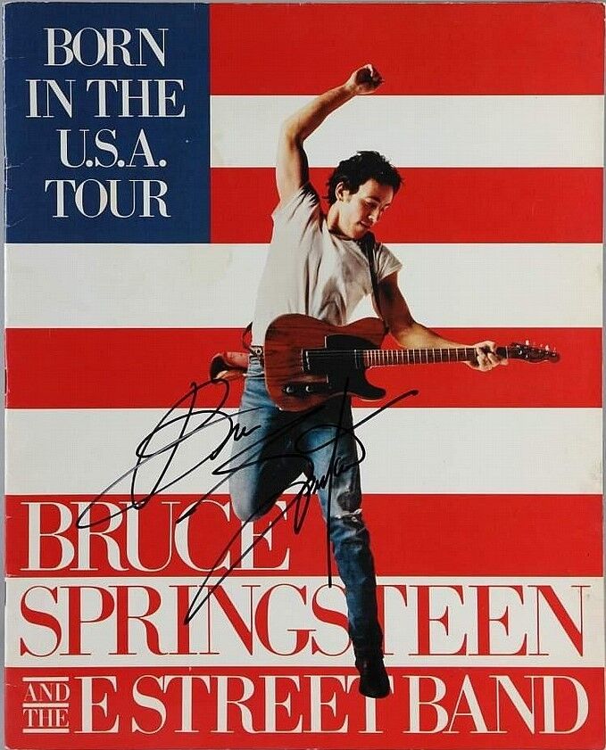 BRUCE SPRINGSTEEN Signed Photo Poster paintinggraph - Rock Star Singer & Guitarist - preprint