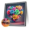 Diamond Painting-DIY Full Round Drill Colourful Love Roses