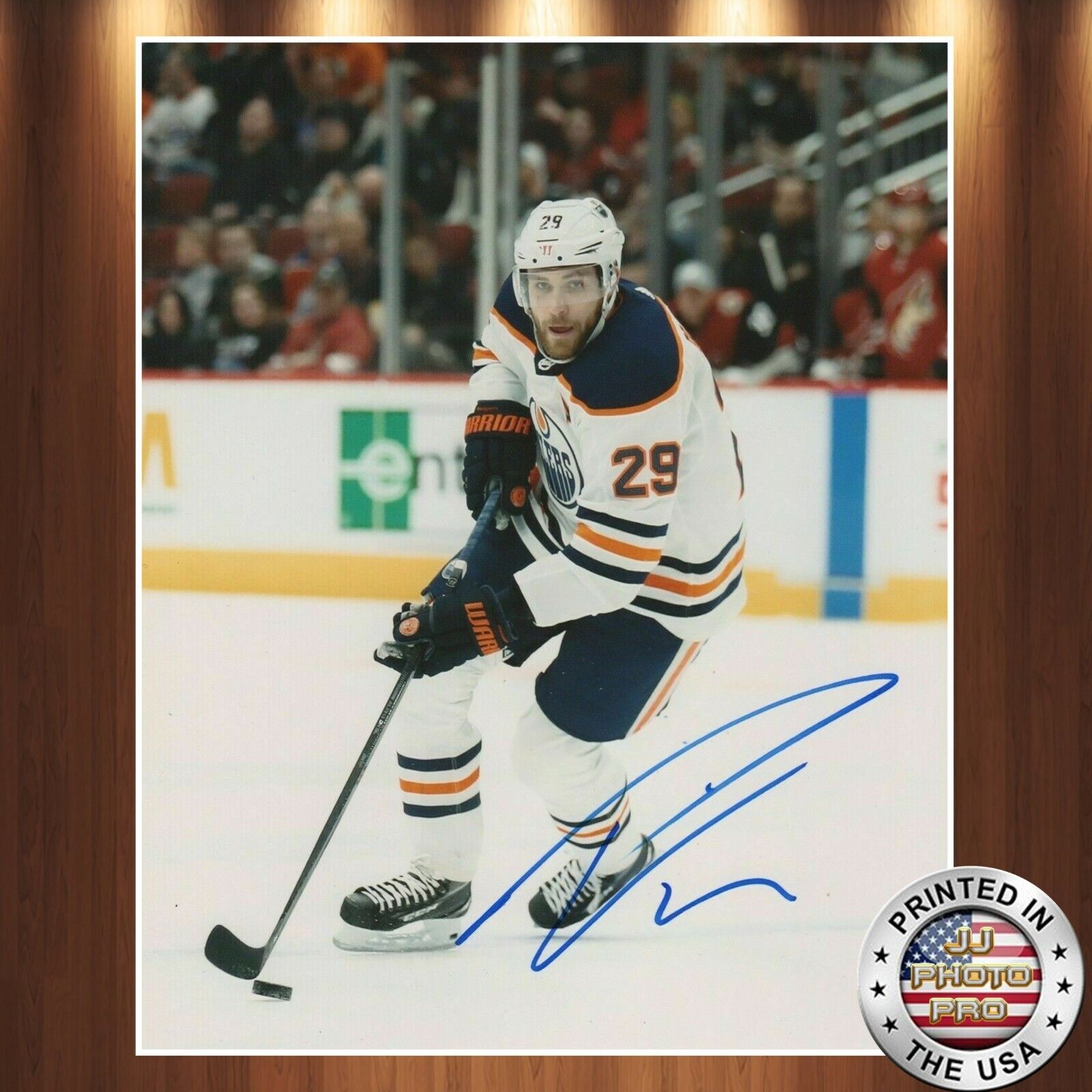 Leon Draisaitl Autographed Signed 8x10 Photo Poster painting (Oilers) REPRINT