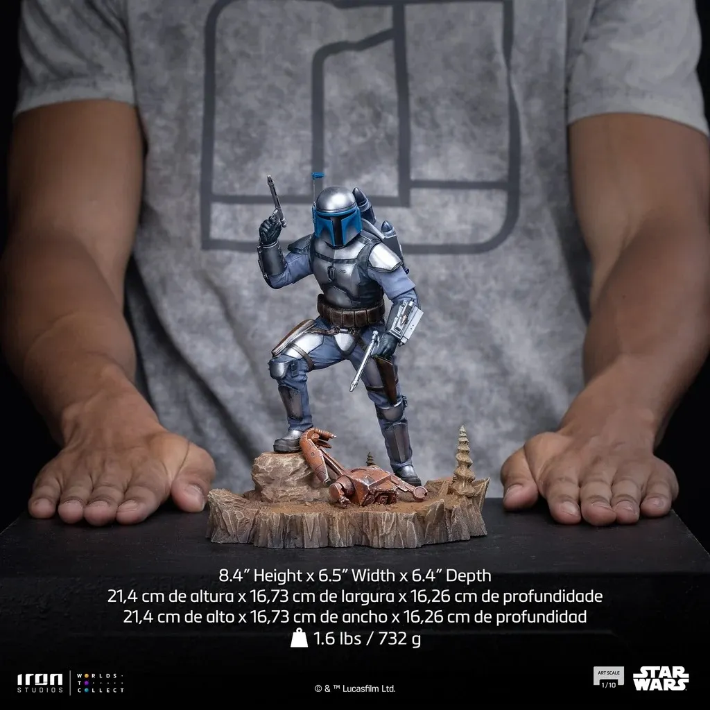 Iron Studios-Jango Fett - Star Wars - Art Scale 1/10 Statue -