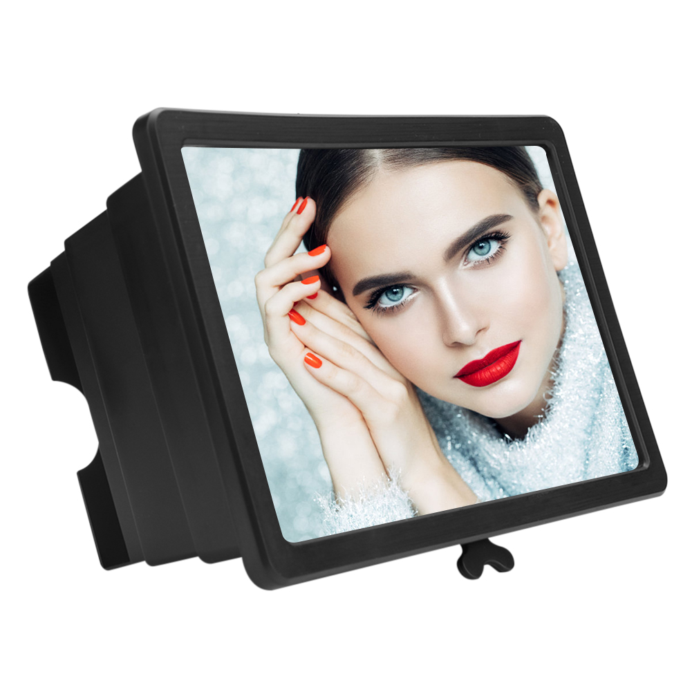 

F2 Mobile Phone Screen Amplifier 3D Stereoscopic Magnifying Glass, Black, 501 Original
