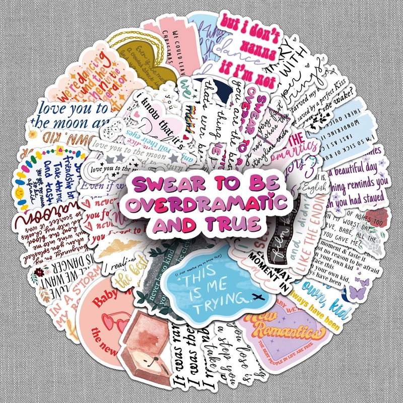 1 Set Letter Learning PVC Modern Style Stickers