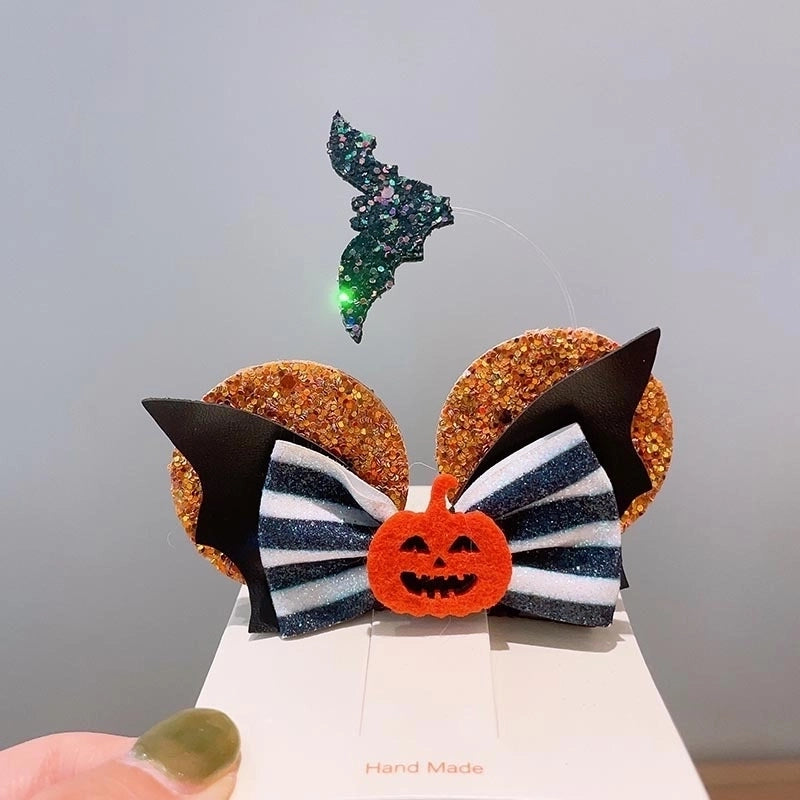 Halloween Cool Style Girl’S Pumpkin Cat Ghost Felt Hair Clip