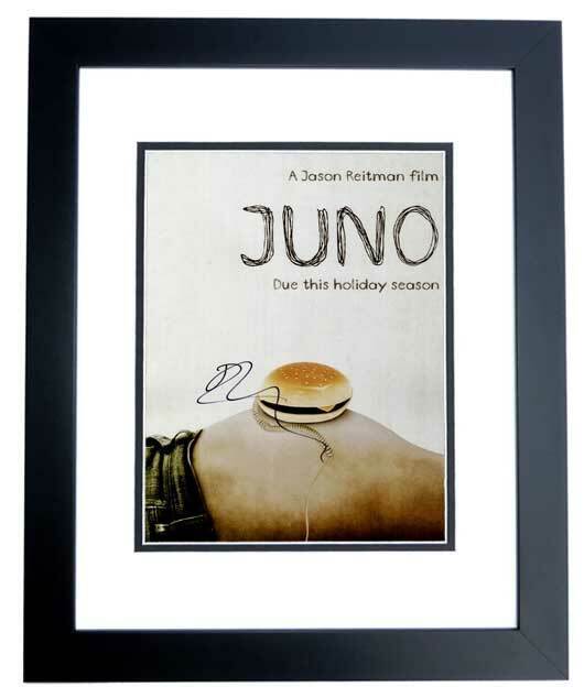 Ellen Page Signed Autographed JUNO 10x15 inch Photo Poster painting CUSTOM FRAMED - Elliot Page