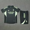 2025/2026 Real Madrid Pre-Match Training Dark Green Shirt+Shorts 1:1 Thai Quality