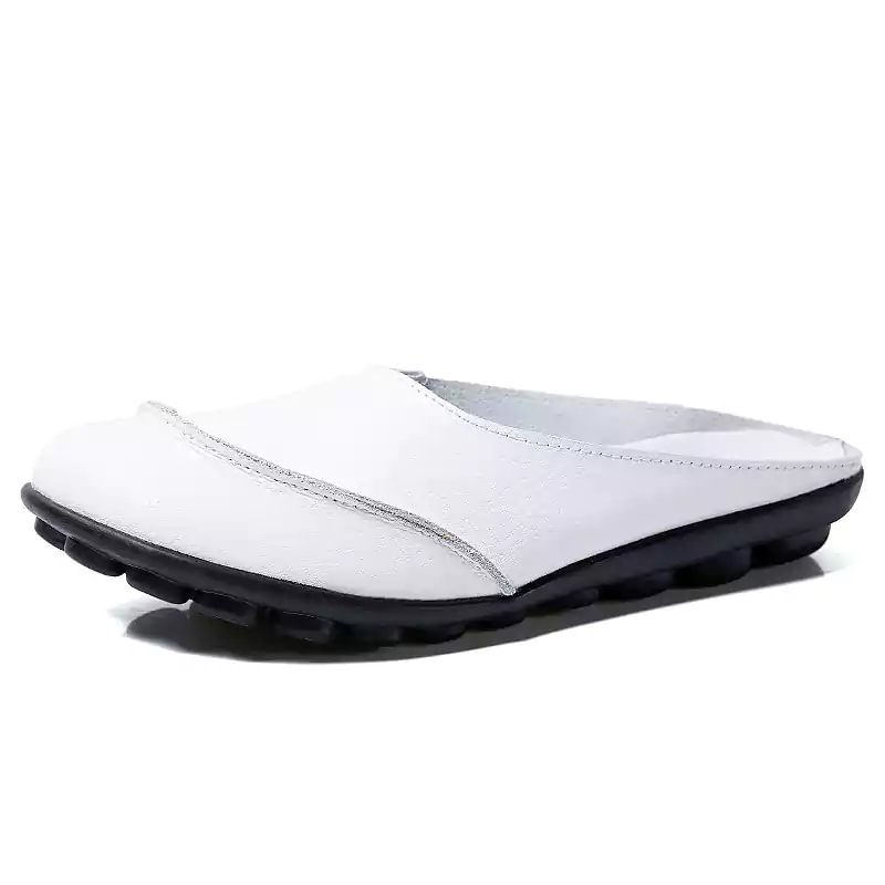 Letclo™ Leather Soft Soles Comfortable Flat Sandals letclo 