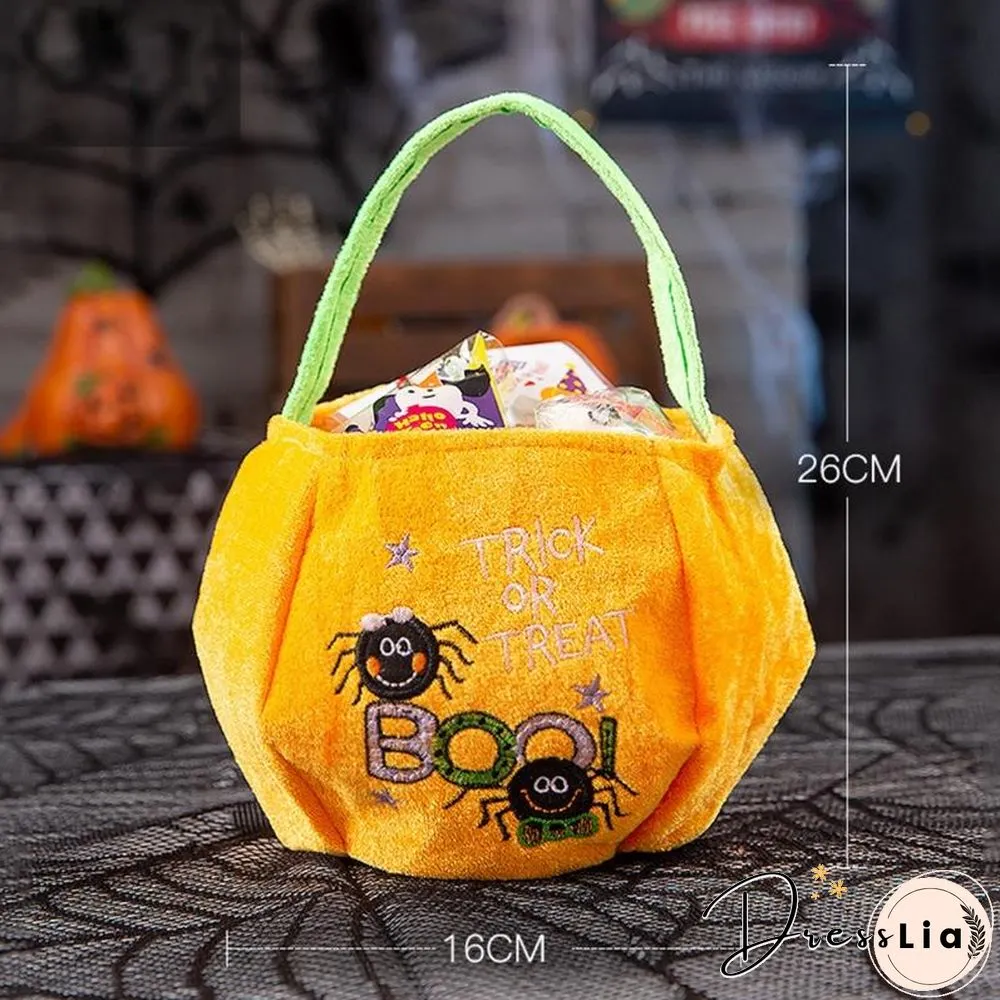 Halloween Candy Bag Gifts Bag Party Favors Storage Pouch Protable Handbag