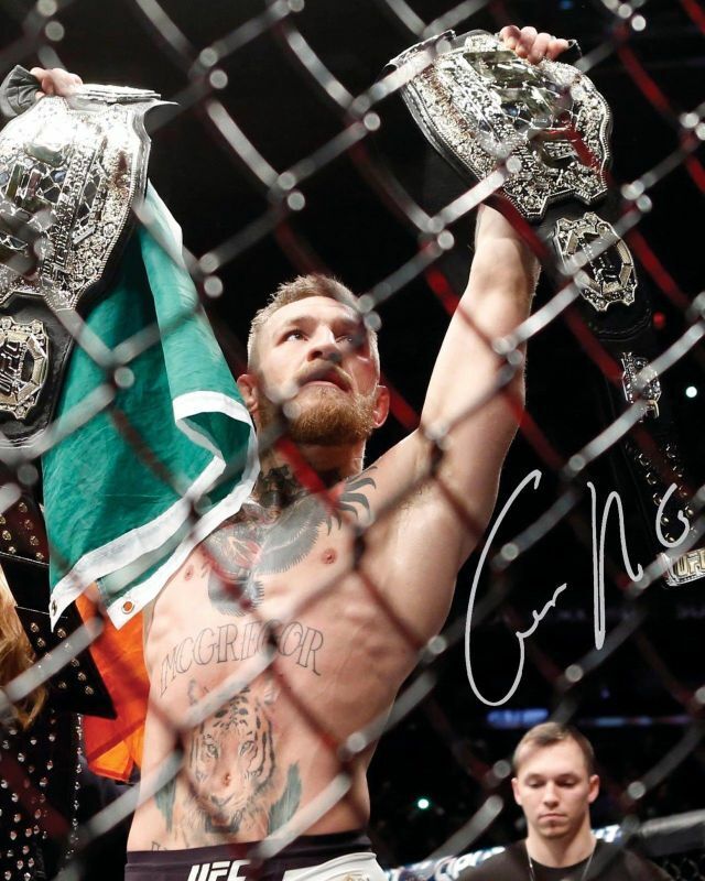 Conor McGregor Autograph Signed Photo Poster painting Print