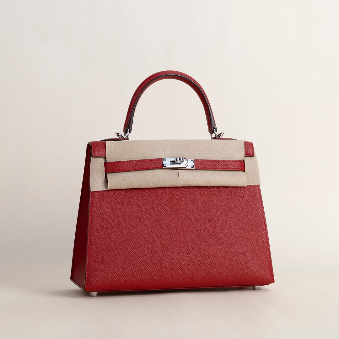 Kelly25 Epsom Q5 Rouge casaque PHW