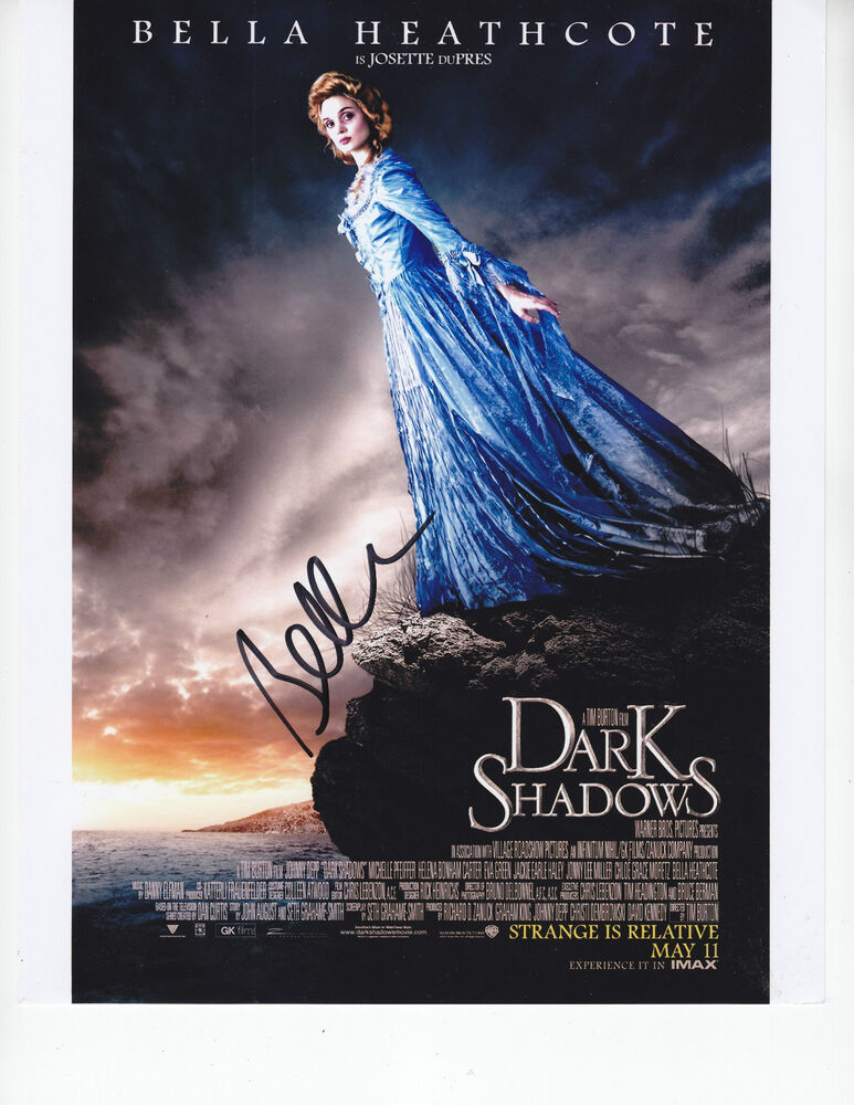 Bella Heathcote - DARK SHADOWS - signed 8x10