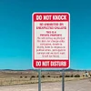 Do Not Knock Do Not Disturb - Vintage Metal Signs(12*16Inch) - Warning