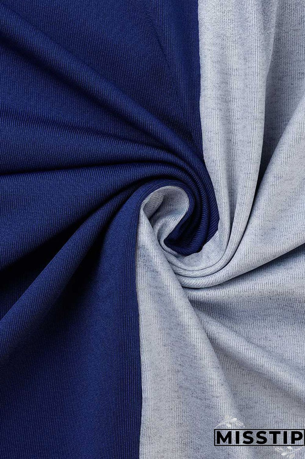 Black Gray Casual Solid Patchwork Stringy Selvedge O Neck Straight Plus Size Dresses