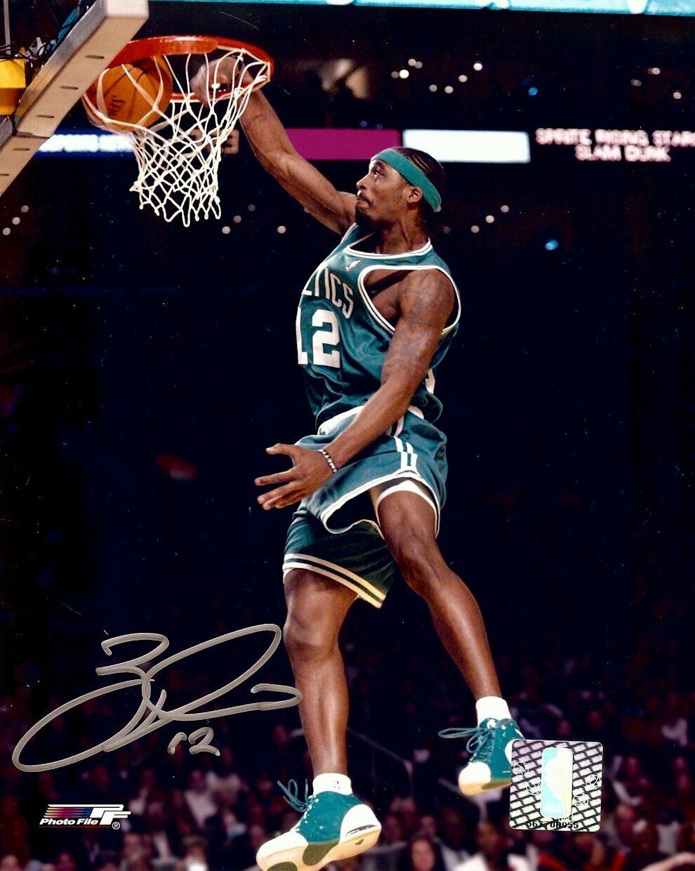 Ricky Davis Signed Autographed 8X10 Photo Poster painting Celtics Road Dunk w/COA