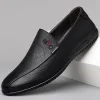 Breathable casual soft-soled non-slip leather shoes