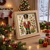 Christmas Nutcracker Glass Mosaic DIY Craft Kit &ndash; Framed Christmas Wall Art