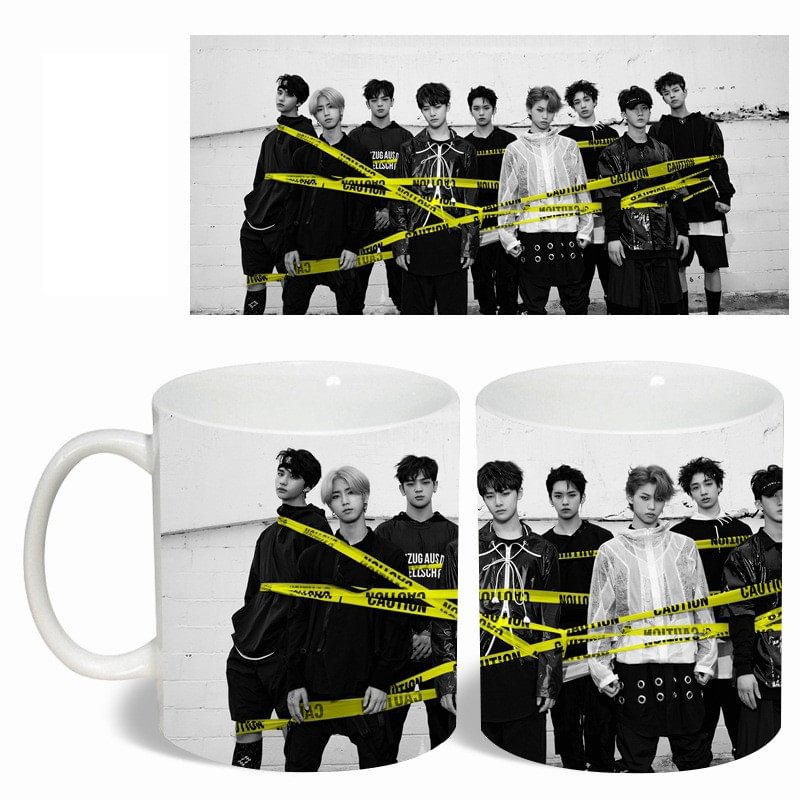 Stray Kids Coffee Mugs Heat Sensitive Color Changing Cup,12 oz 