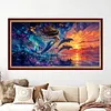 Luxury AB Velvet Diamond Painting Kit - Mermaid and Dolphin