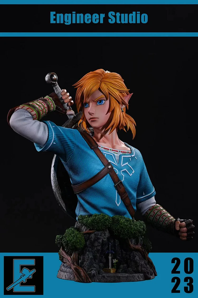 PRE-ORDER Engineer Studio - ATTACK ON TITAN Link Bust with LED 1/1 & 1/3 Statue(GK) -