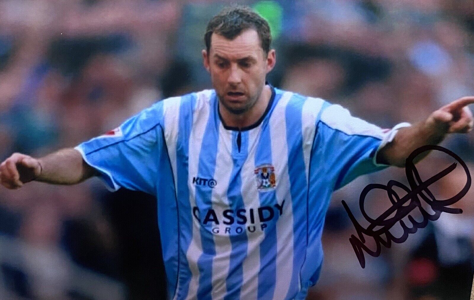 Don Hutchison Genuine Hand Signed Coventry City 6X4 Photo Poster painting 2