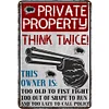 (Multi Style)  - Vintage Metal Signs(8*12Inch/12*16Inch) - Warning