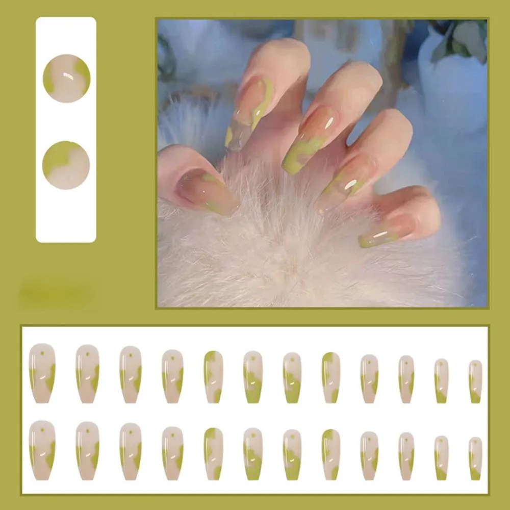 Halloween Pink Ghost Ballerina False Nails with Design French Coffin Fake Nails Press On Nails Detachable Manicure Nail Tips-Nail Inspo