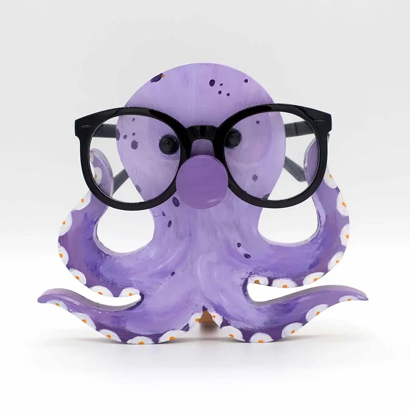 VigorDaily Handmade Glasses Stand Lovely Octopus