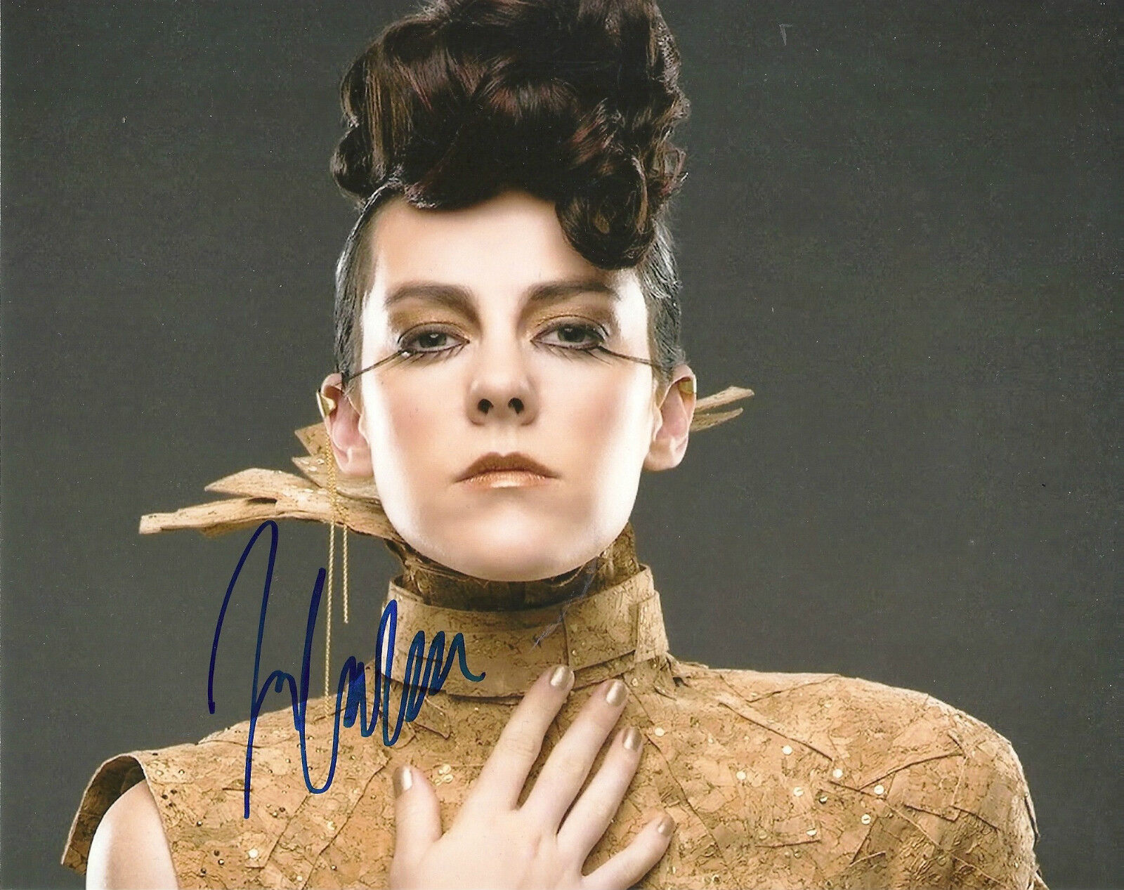 JENA MALONE 'THE HUNGER GAMES' JOHANNA MASON SIGNED 8X10 PICTURE *COA 3