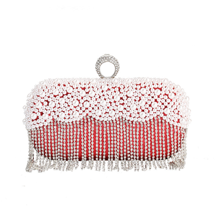 Pearl Diamond Tassel Banquet Evening Lady Handbag | Oxredo Shop Ramadan Sale