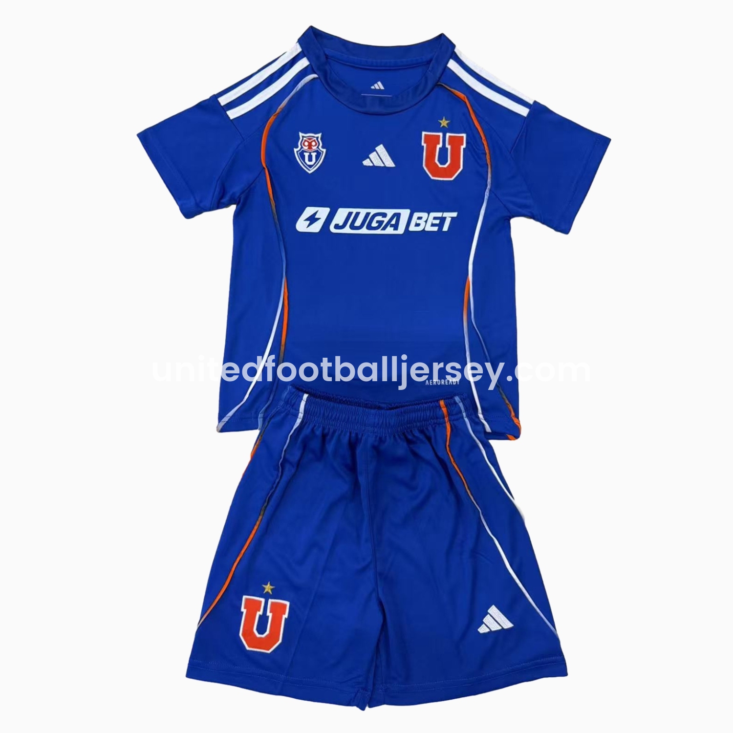Universidad de Chile 25-26 Home Men's Adult Jersey Set - Fans Version