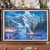 (70*50cm)Snow Mountain - Full Square Drill Diamond Painting