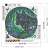 Wolf - Rundbohrer Diamant Malerei - 30 * 30cm
