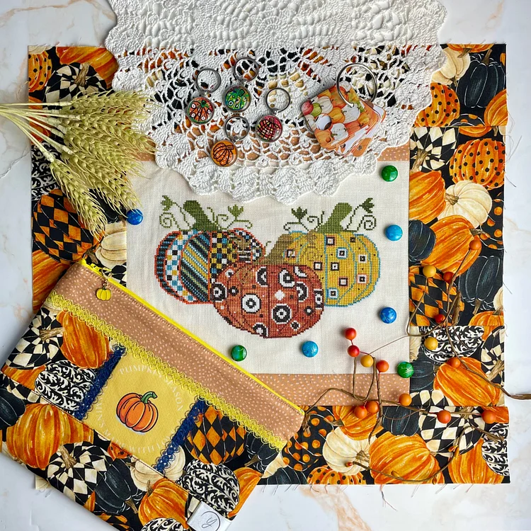 Patchwork Pumpkins Project Bag Bundle