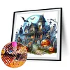 Diamond Painting-DIY Full Round Drill Halloween Horror Nights(40*40 CM)