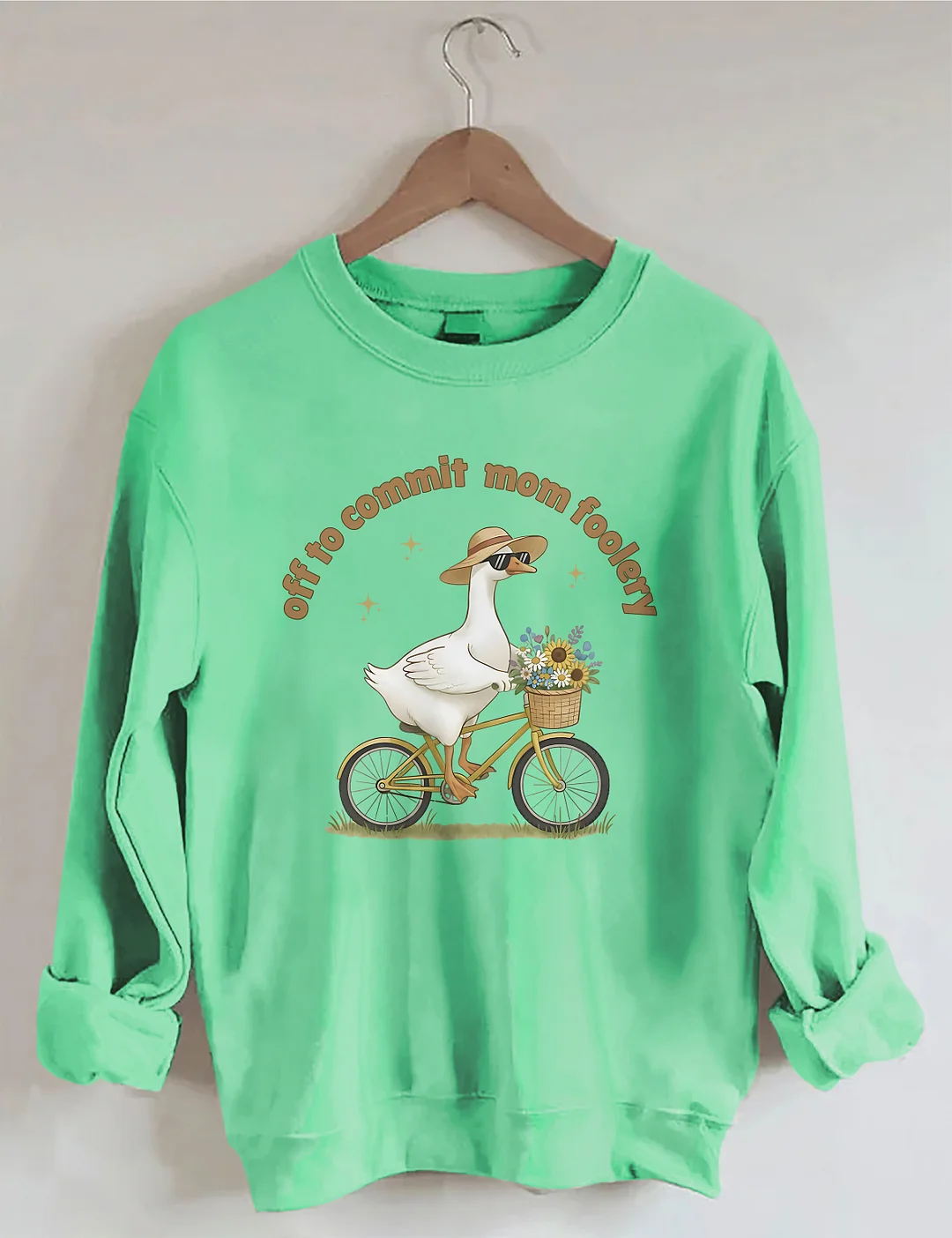 Off To Commit Mom Foolery Sweatshirt
