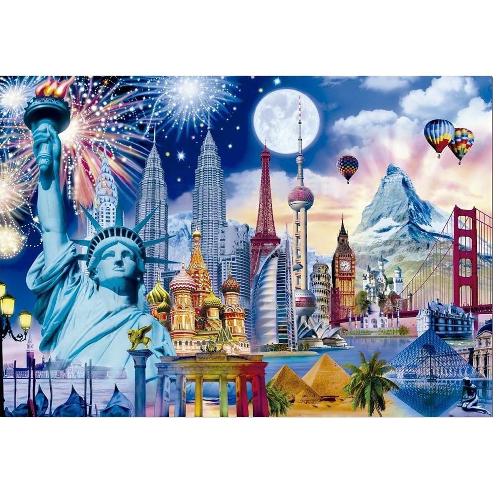 

Famous Scenery - Round Drill Diamond Painting - 40*30CM, 501 Original