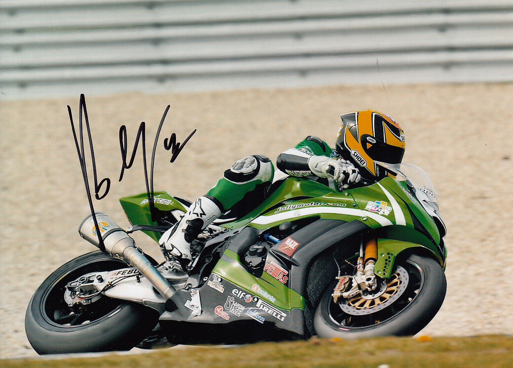 Roberto Rolfo Hand Signed Kawasaki 7x5 Photo Poster painting WSBK 5.