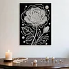 DIY Pearl Painting Rose for Home Wall Decor with Frame(30x40cm)