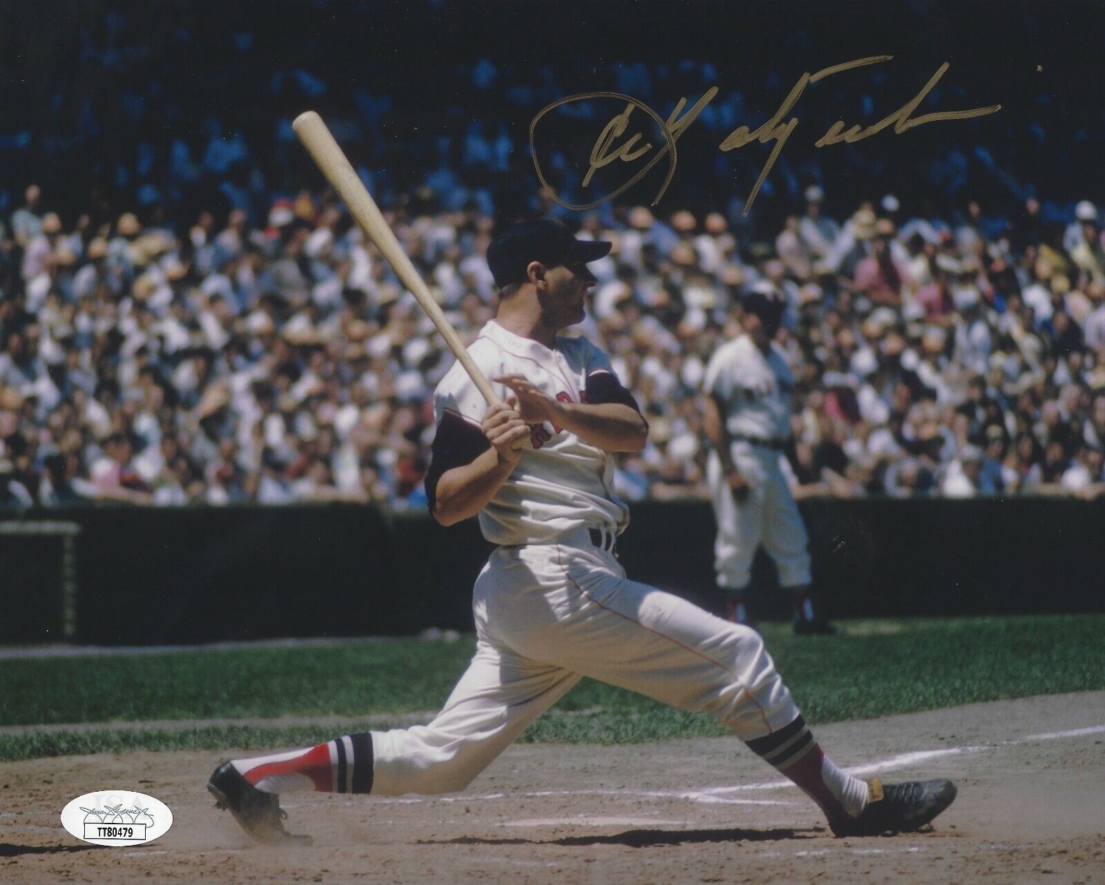 Autographed CARL YASTRZEMSKI Boston Red Sox 8x10 JSA COA