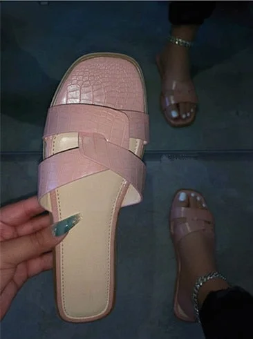 Luxuy Brand Women Slippers 2022 Spring Summer New Woman Shoes Fashion Open-toed Sandals Flip Flops Dress Slingback Female Slides