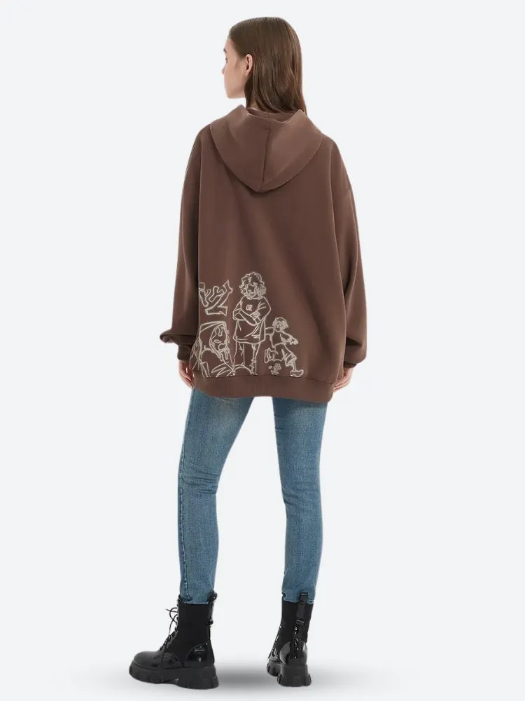 Brownm Vaguely Feel Many Hoodie