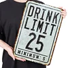 Drinking Limits - Metal Tin Signs(8*12Inch/12*16Inch) - Bar