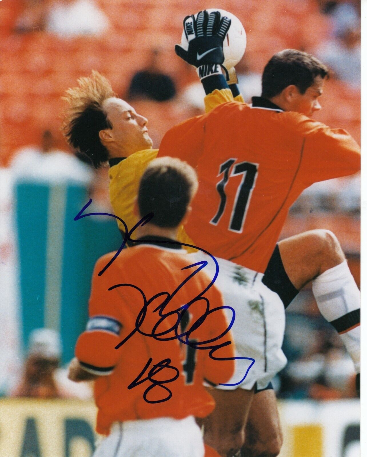 Kasey Keller #1 8x10 Photo Poster painting Signed W/COA Soccer