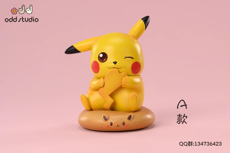 PRE-ORDER ODD Studio Pikachu Eevee & Pikachu Statue(GK)