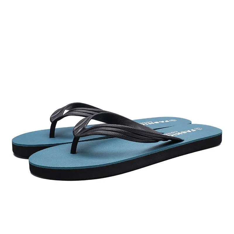 Men's Slippers 2021 New Summer Trend Fashion Personality Beach Flip Flops Outside Wear Non-Slip Wear-Resistant Flip-Flops Men