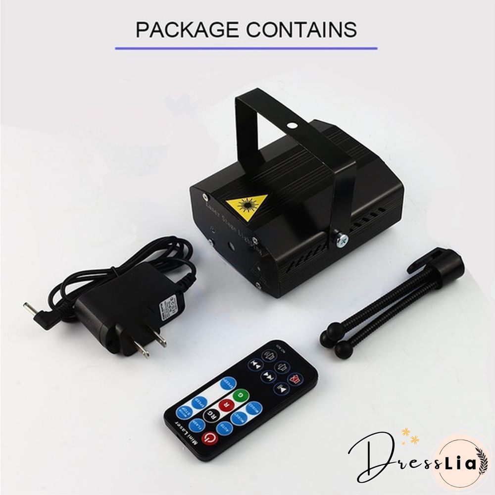 Remote control Outdoor Indoor Waterproof Green & Red Laser Projector Light for Party Landscape Garden Halloween Christmas Decoration Gift