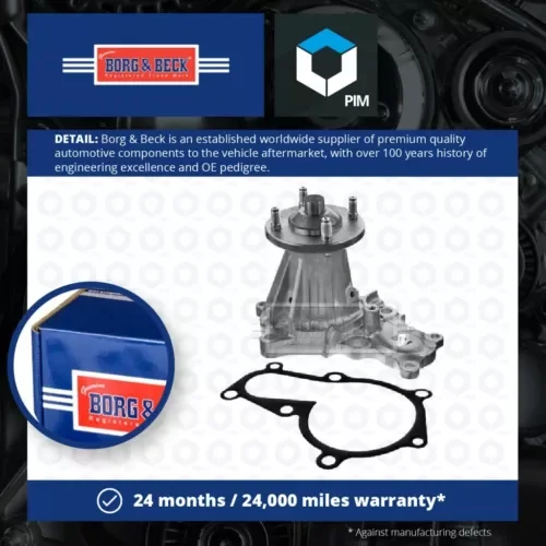 Water Pump fits LEXUS IS200 Mk1 2.0 99 to 05 1G-FE Coolant B&B 1610078285 New Parts