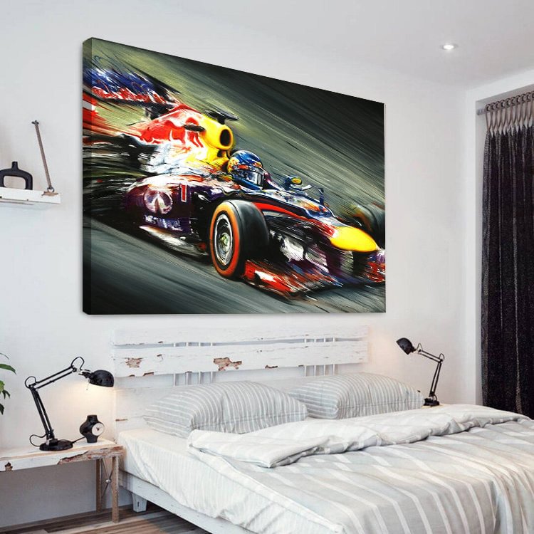 Max Verstappen Red Bull  F1 Formula 1 Canvas Wall Art