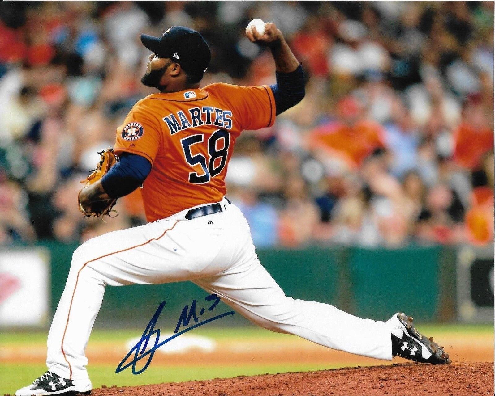 FRANCIS MARTES signed autographed WORLD SERIES HOUSTON ASTROS 8x10 Photo Poster painting w/COA