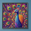 Diamond Painting-DIY Full Round Drill Peacock